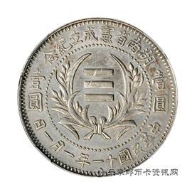 钱币湖南省宪成立纪念壹元银币