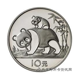 钱币1986版中国熊猫纪念币