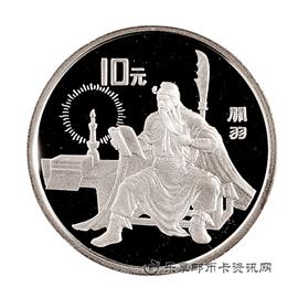 钱币1995中国著名古典文学《三国演义》系列纪念币