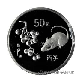 钱币中国丙子（鼠）年生肖纪念币