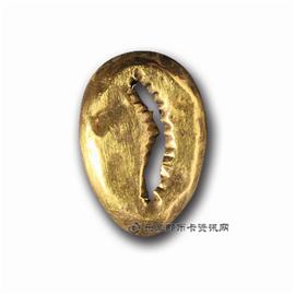钱币木胎包金贝