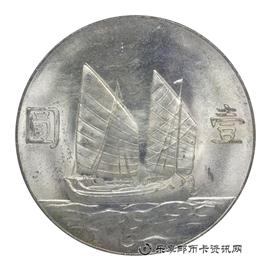 钱币民国二十三年 孙中山像帆船 壹圆