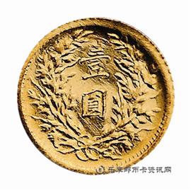 钱币民国三年 袁世凯像 壹圆 金币